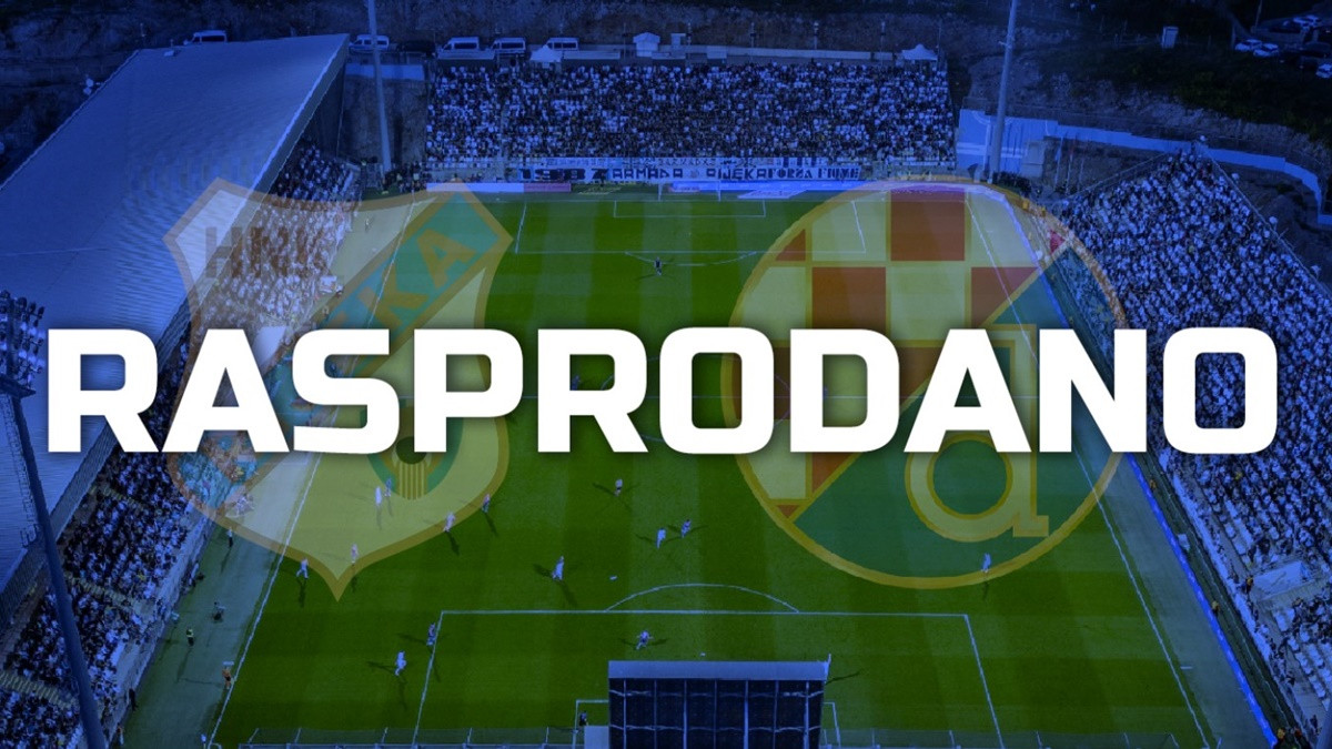 Najveća utakmica sezone u regionu: Karte za HNK Rijeka - GNK Dinamo planule u rekordnom roku! Najveća utakmica sezone u regionu: Karte za HNK Rijeka - GNK Dinamo planule u rekordnom roku!