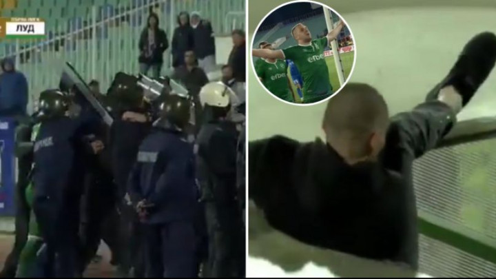 Igrač Ludogoretsa zabio gol, pa provocirao navijače Levskog, a onda spašavao živu glavu