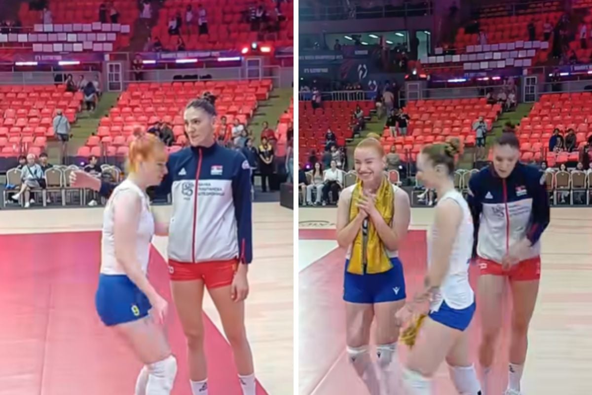 Jedan potez jači od riječi: Nestvarne reakcije Ukrajinki kada su vidjeli reprezentativku Srbije Jedan potez jači od riječi: Nestvarne reakcije Ukrajinki kada su vidjeli reprezentativku Srbije