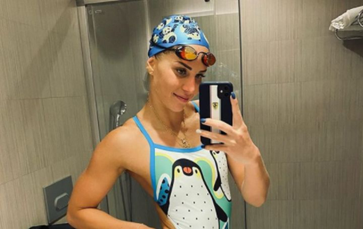 Bh. plivačica Amina Kajtaz sve ostavila bez teksta kada je pokazala svoje trbušnjake