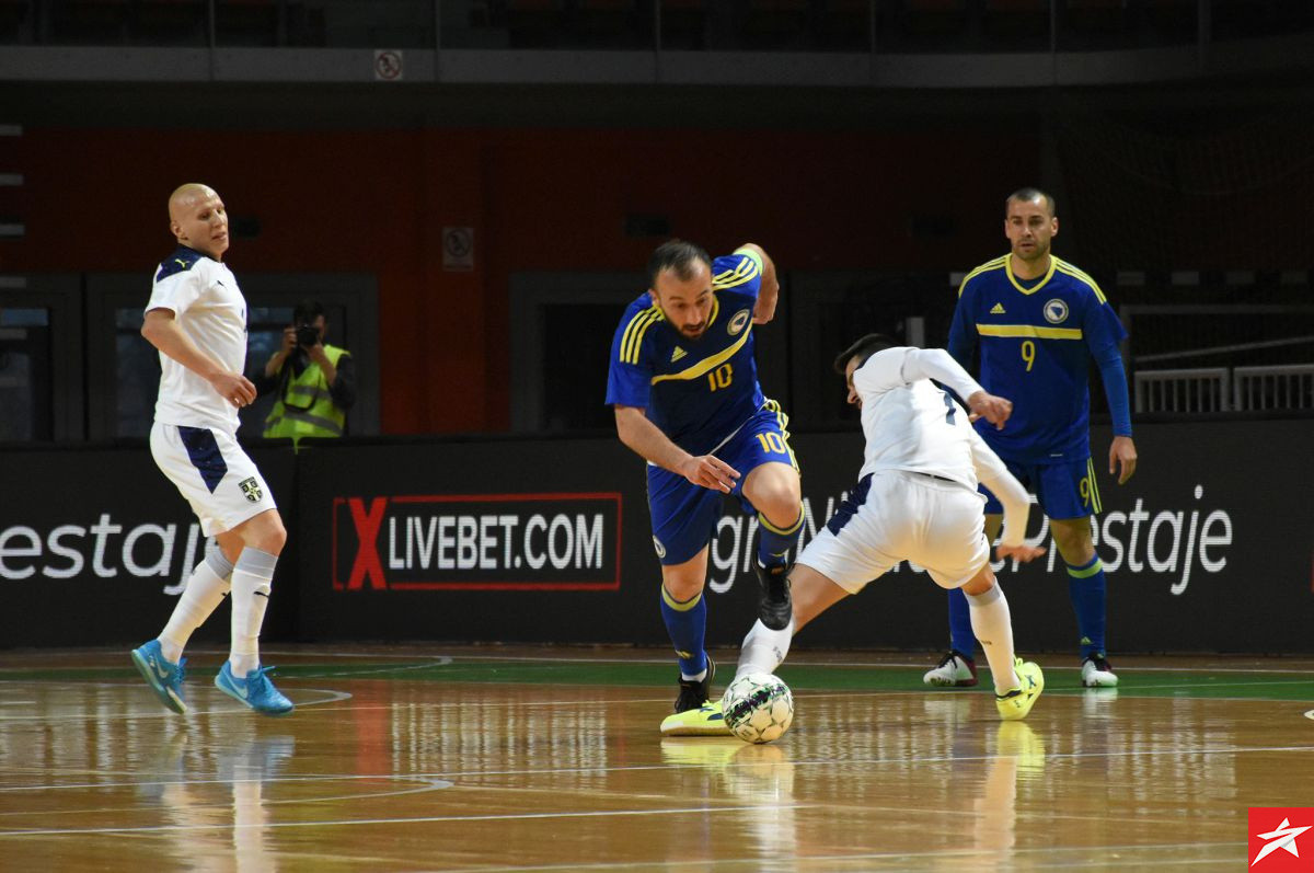 Poraz koji ne boli: Futsaleri BiH izgubili od Srbije u Zenici 