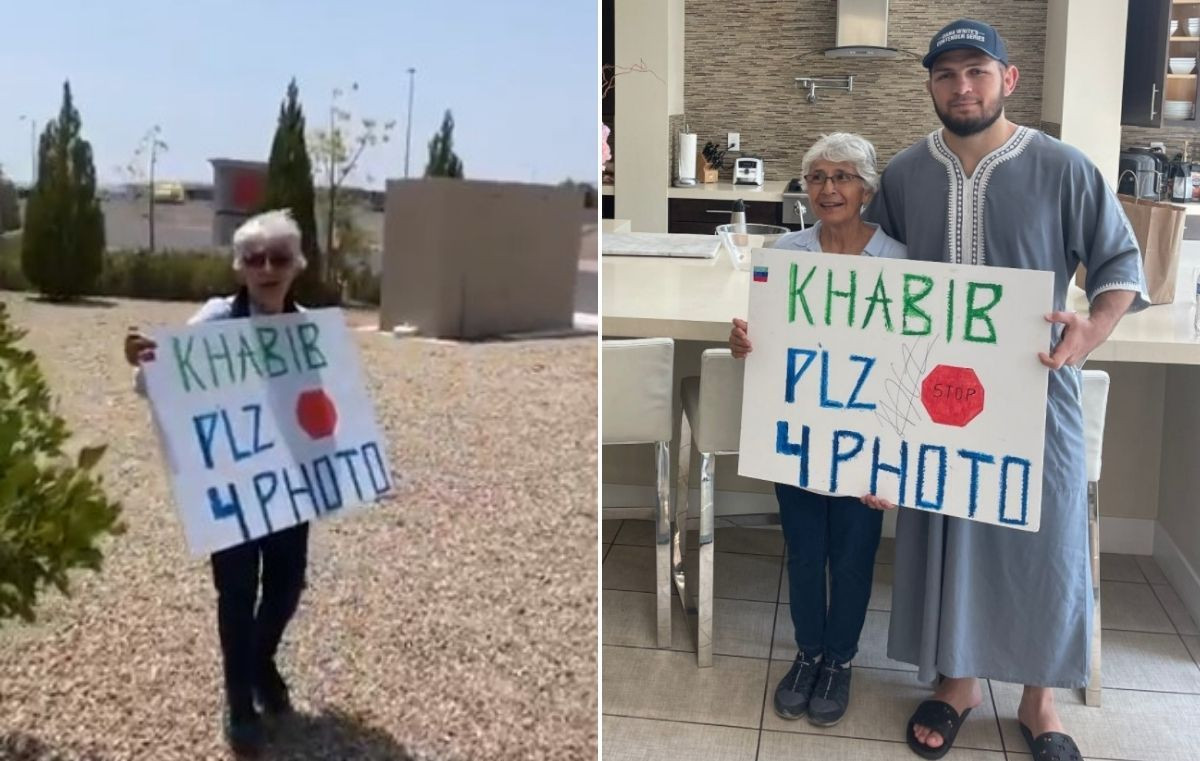 Baka satima putovala zbog fotografije sa Khabibom: Upoznati njega je za mene sve na svijetu