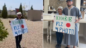 Baka satima putovala zbog fotografije sa Khabibom: Upoznati njega je za mene sve na svijetu