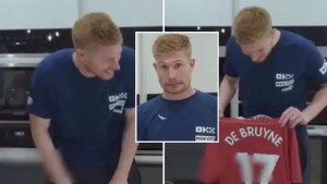 De Bruyneu su poklonili dres Manchester Uniteda, uslijedila je epska reakcija i samo jedno pitanje