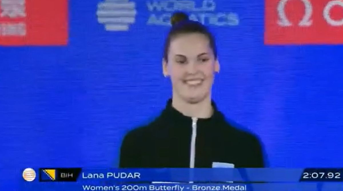 Trenutak ponosa, radosti, suza radosnica: Lana Pudar je primila svjetsku bronzu!