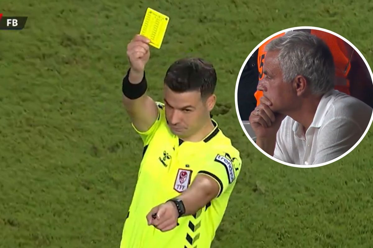 Jose Mourinho je večeras dobio najbizarniji žuti karton ikad: Učinio je ono što niko nikad nije! Jose Mourinho je večeras dobio najbizarniji žuti karton ikad: Učinio je ono što niko nikad nije!