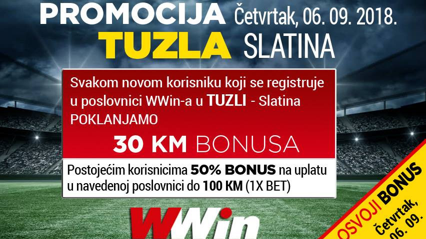 Wwin danas nagrađuje igrače u Tuzli, Živinicama i Banovićima