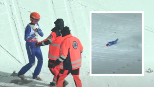 Užasne scene iz Wisle: Strašan pad Jasona Colbyja, skija ga dodatno udarila poslije pada