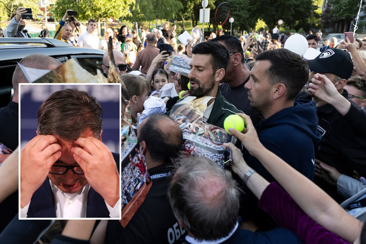 Vučiću pao mrak na oči! Đoković je uzrok nestvarnih scena u Beogradu: "Ovdje počinjemo da..." Vučiću pao mrak na oči! Đoković je uzrok nestvarnih scena u Beogradu: "Ovdje počinjemo da..."