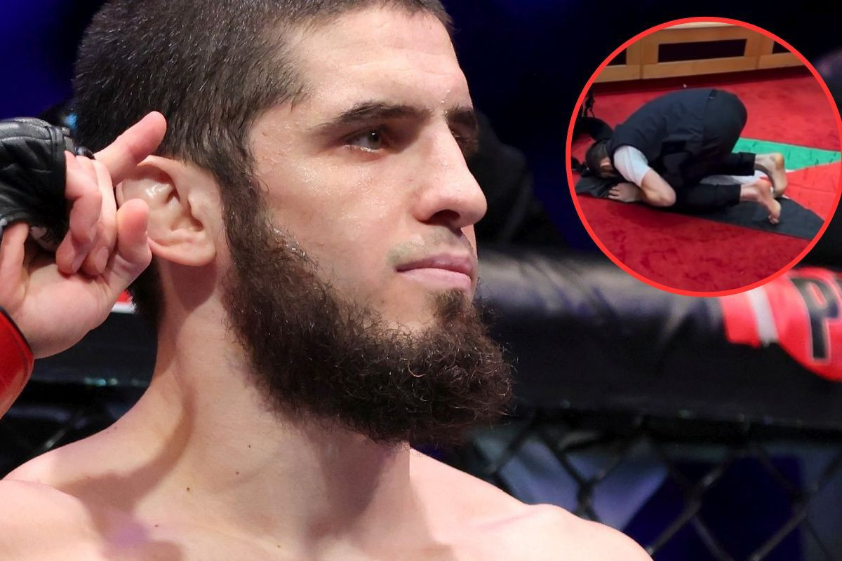 Islam Makhachev obavio namaz nakon pobjede, snimak oduševio muslimane širom svijeta Islam Makhachev obavio namaz nakon pobjede, snimak oduševio muslimane širom svijeta