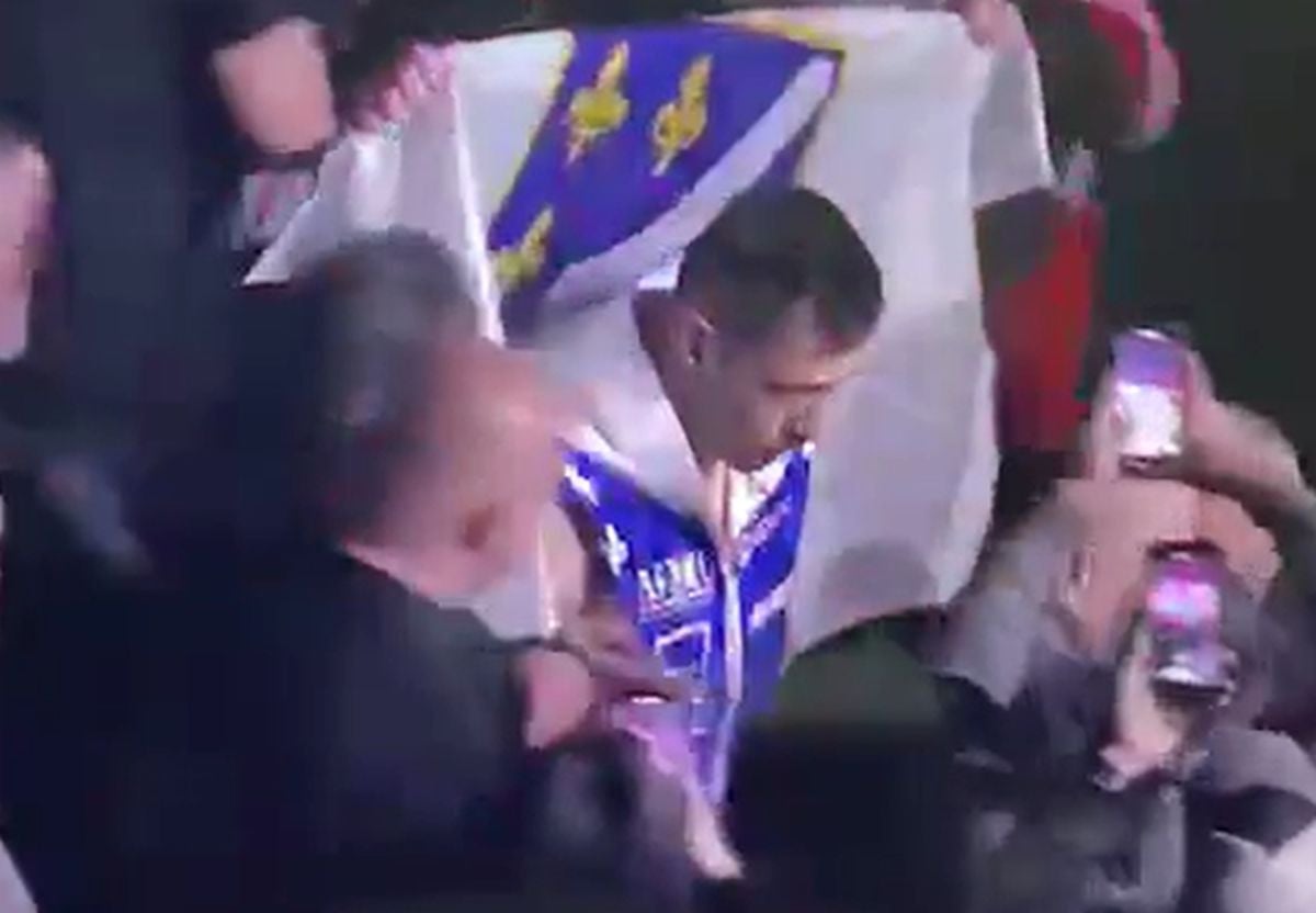 Adnan Ćatić ogrnut "ljiljankom" uz pjesmu Dine Merlina ušao u ring!