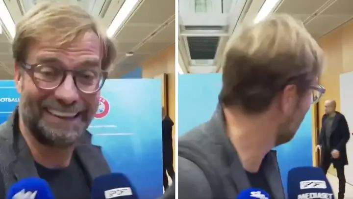 Klopp davao izjavu na UEFA-inom seminiaru i vidio da stiže Guardiola, pa odmah pobjegao