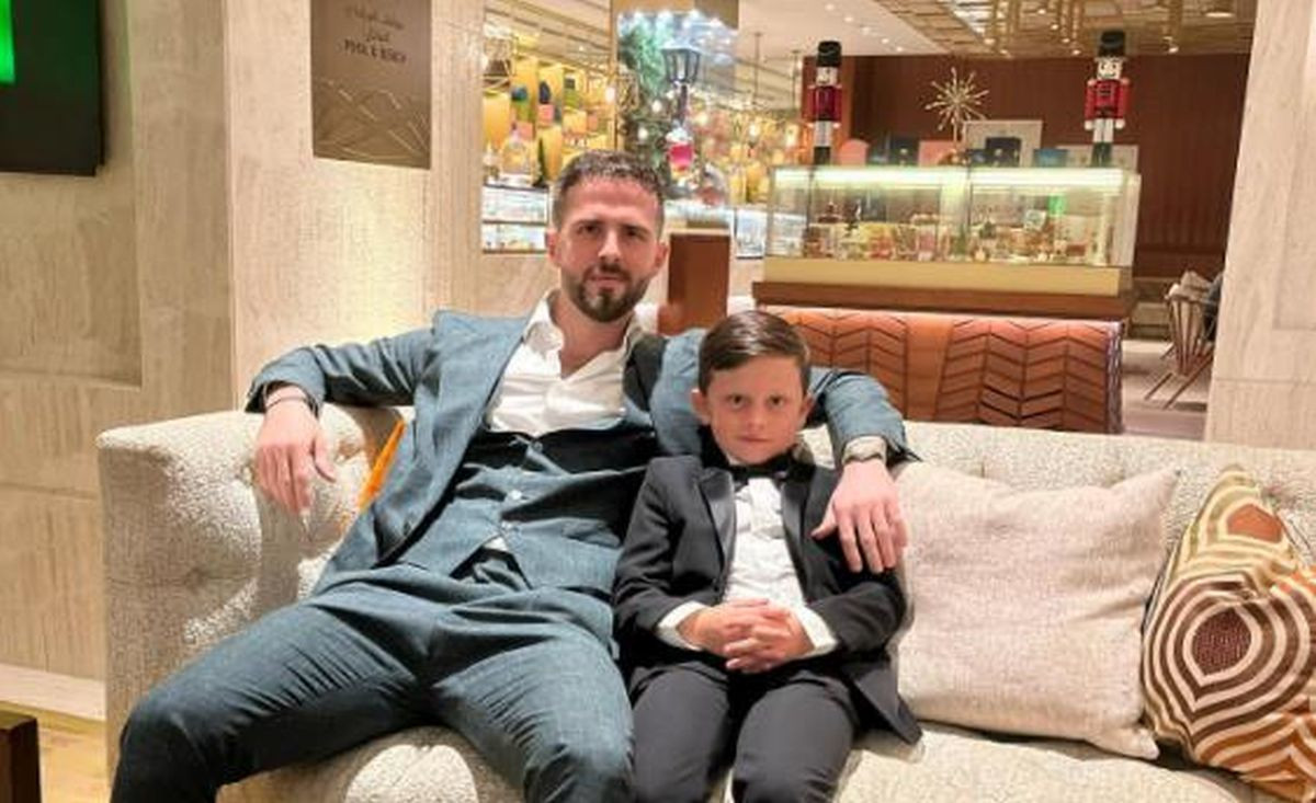 Pjanić sa sinom uživa u prvom danu 2022. godine