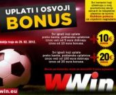 WWIN: Uplati i osvoji bonus