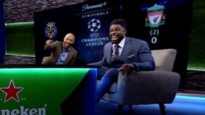 Carragher na poluvremenu zabrinuto hodao po studiju, a Henry i Richards "umirali od smijeha"