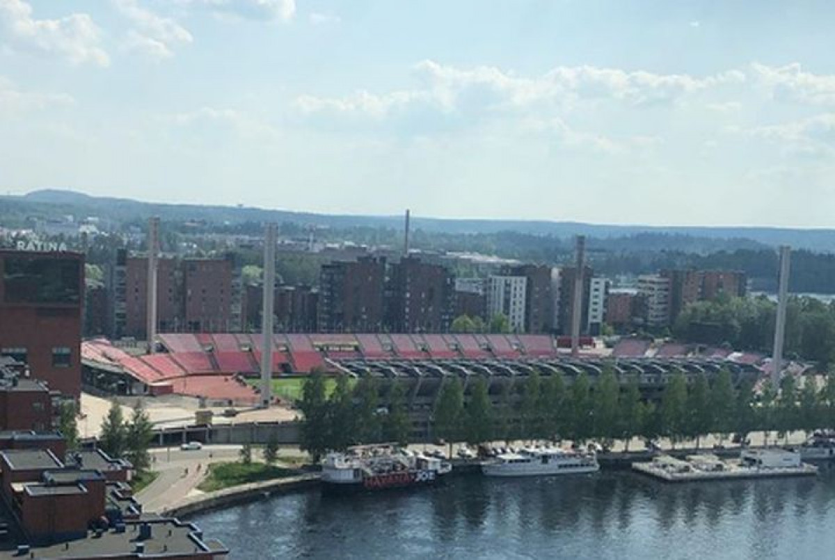 Zmajevi imaju fantastičan pogled iz hotela u Tampereu