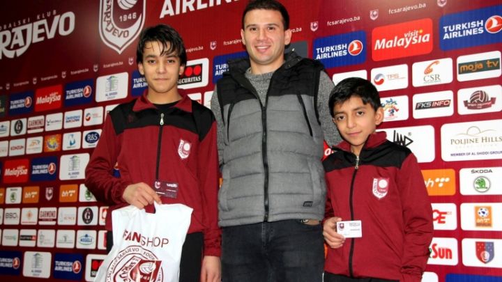 FK Sarajevo ugostio dječake iz Sirije FK Sarajevo ugostio dječake iz Sirije