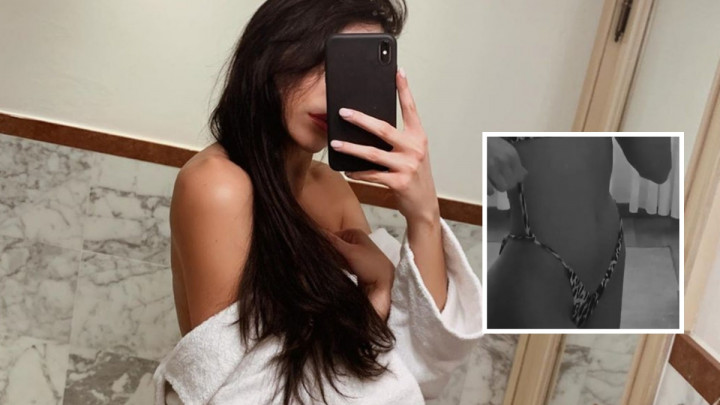 Kćerka Siniše Mihajlovića stala pred ogledalo i počela da se skida