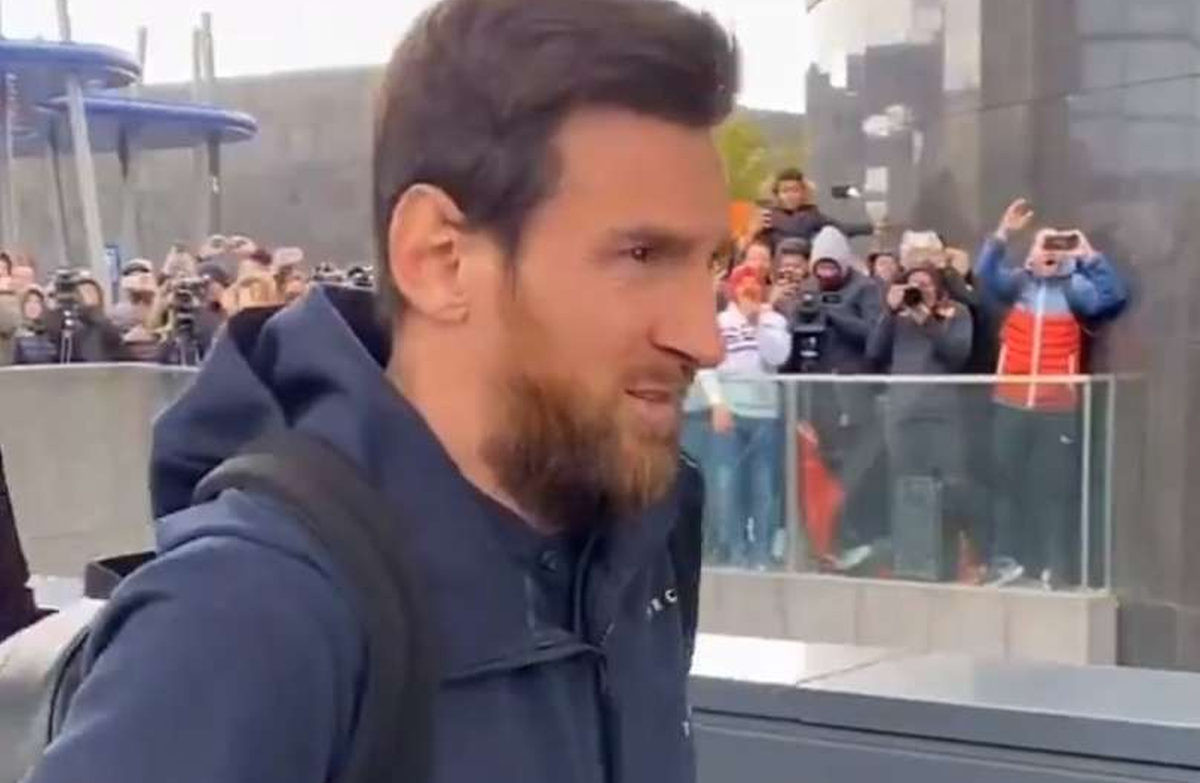 Messi je imao problem pri samom dolasku u Madrid i to se jasno vidjelo na snimku