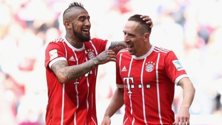 Ribery poslao poruku Vidalu na WhatsAppu, pa to objavio na Instagramu