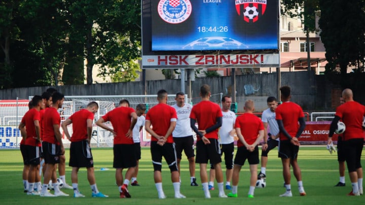 Fudbaleri Spartaka trenirali Pod Bijelim brijegom