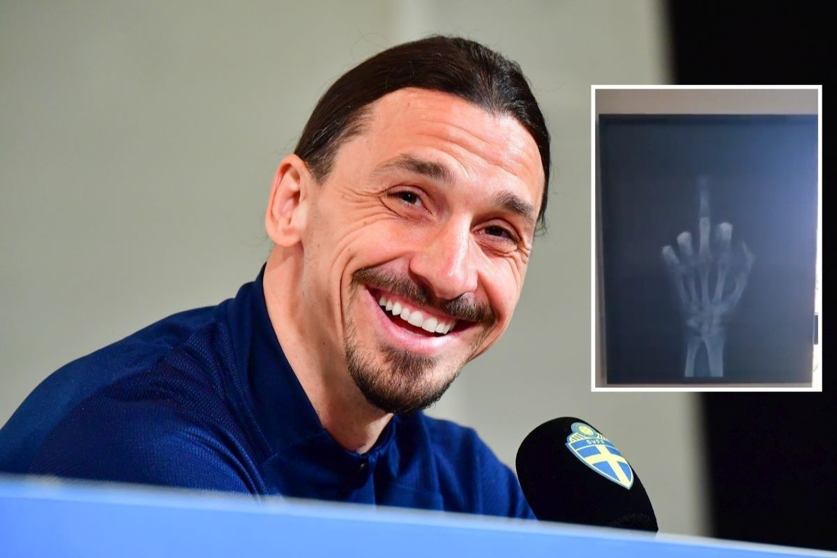 Ibrahimović pokazao "rezultate" sa pregleda i mnoge ostavio bez teksta