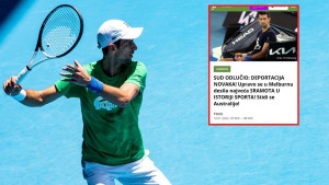 Srbijanski mediji nakon odluke o Đokoviću: "Skandalozno, najveća sramota u historiji sporta"