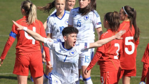 Ženska juniorska nogometna reprezentacija BiH u Zenici uvjerljiva protiv Sjeverne Makedonije