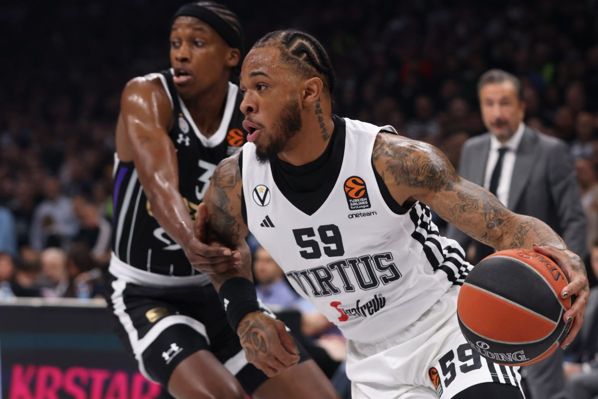Šokantan poraz u Areni: Virtus savladao Partizan, sačuvali Crno-bijele na svega osam poena u finišu! Šokantan poraz u Areni: Virtus savladao Partizan, sačuvali Crno-bijele na svega osam poena u finišu!