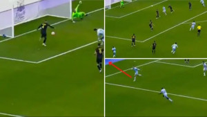 Ronaldo krenuo da zabije gol, a svi su vidjeli koja reklama se pojavila na ekranu u tom trenutku