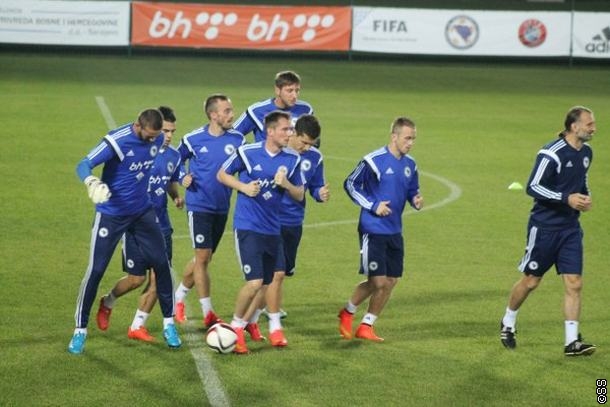 Reprezentativci bez selektora odradili trening u Zenici