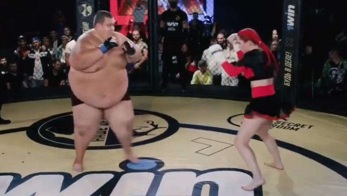 Kako to izgleda kada djevojka od 62 kilograma uđe u ring sa čovjekom od 240 kilograma?