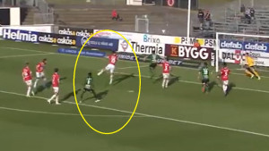 Seide šta uradi? Reprezentativac Luksemburga postigao "efektan" autogol u Švedskoj