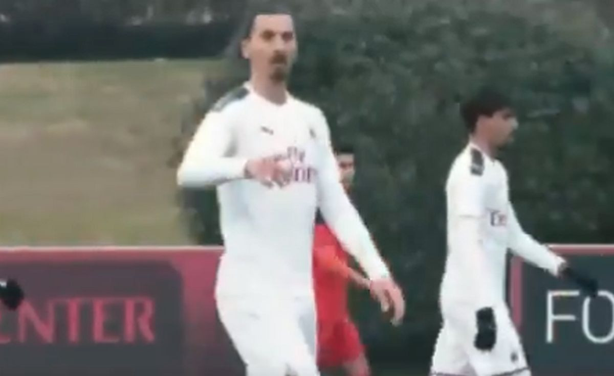 Prvi kadrovi Zlatana Ibrahimovića u akciji - od povratka u Milan
