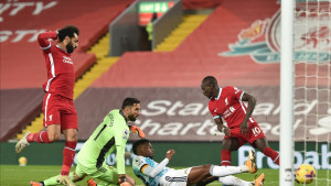 Napadački trio Liverpoola nije postigao gol iz igre na Anfieldu u 2021. godini