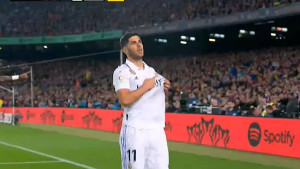 Asensio je u 81. minuti slavio gol koji je poništen, ali proslavom je poslao očitu poruku Barceloni