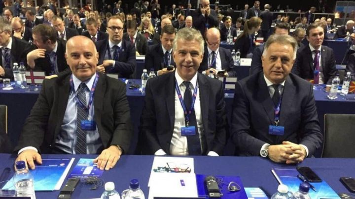 Čelnici NS/FS BiH na Kongresu UEFA-e