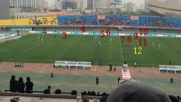 Samo u Kini: Igrač zaboravio izaći, ekipa igrala s 12 igrača