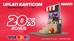 Ne propustite sjajnu priliku: Wwin spremio 20% bonusa na uplate karticom