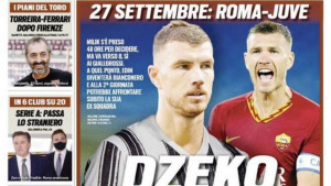 Edin Džeko na naslovnici torinskog lista: Korak bliže!