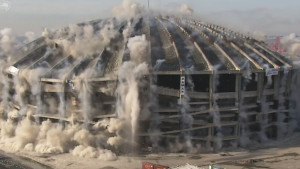 Sve je postalo pepeo i dim: Historijski stadion četiri kluba nestao za nekoliko sekundi 