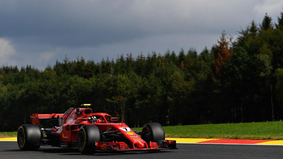 Kimi Raikkonen najbrži na drugom treningu u Belgiji