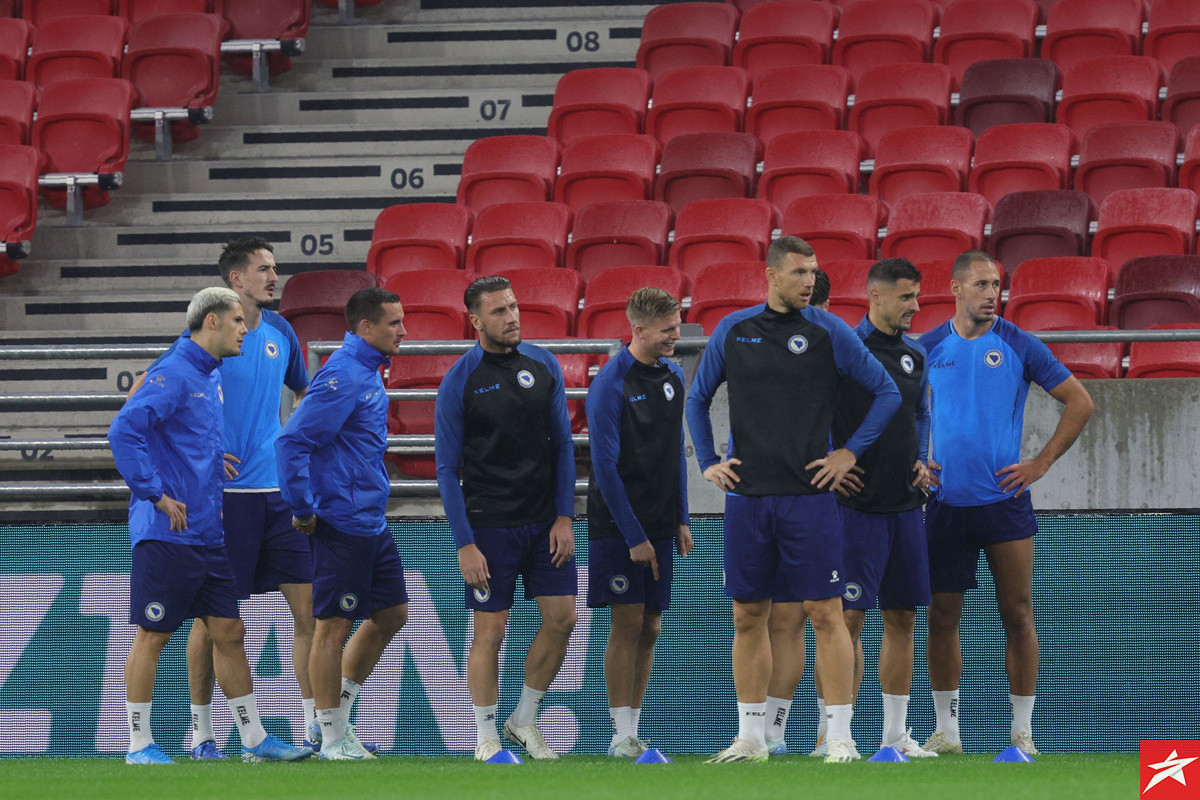 Rasprodan stadion čeka Zmajeve: Reprezentativci obavili posljednji trening pred duel sa Mađarskom