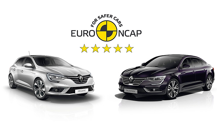 Novi Renault Megane i Talisman okrunjeni sa maksimalnih 5 Euro NCAP zvijezdica za sigurnost