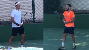 Miske ih 'otkrio': Federer i Džumhur treniraju skupa u Dubajiu