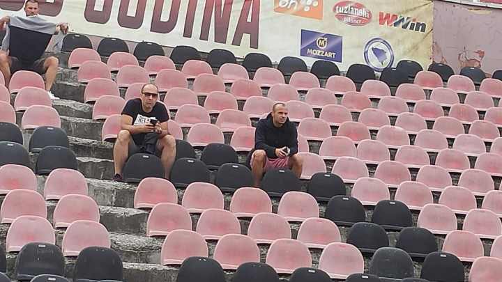 Reprezentativac BiH na tribinama Tušnja