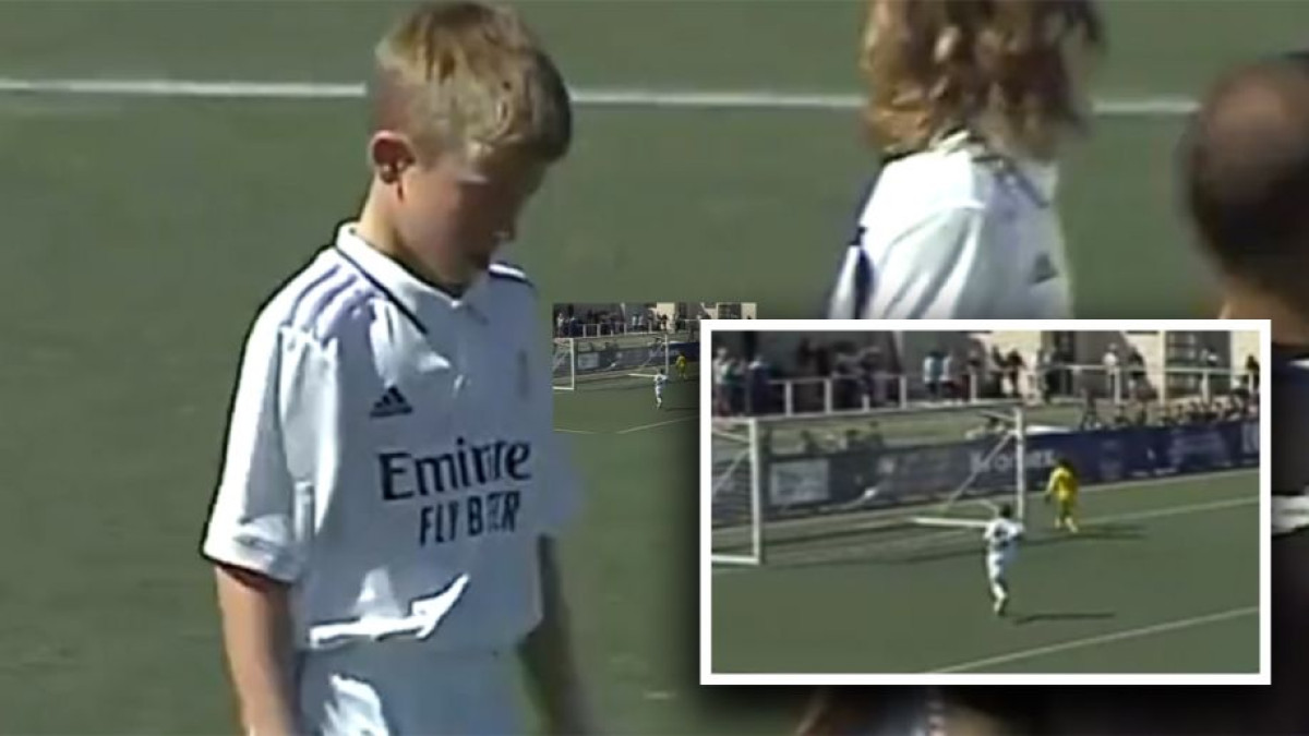 Dok je otac "slučajni prolaznik" u prvom timu Reala, njegov 10-godišnji sin je izveo čudo 