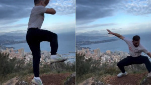 Sekunde do katastrofe - UFC šampion plesao po litici, uslijedio je trenutak koji ledi krv u žilama