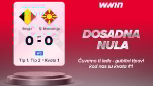 Belgija i Makedonija bez golova – igrači WWIN-a bez gubitka!