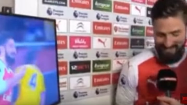 Pogledajte Giroudovu reakciju kada je vidio svoj gol na TV-u